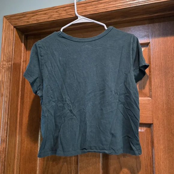 Hollister Forest Green Tee with White Logo - Picture 7 of 9